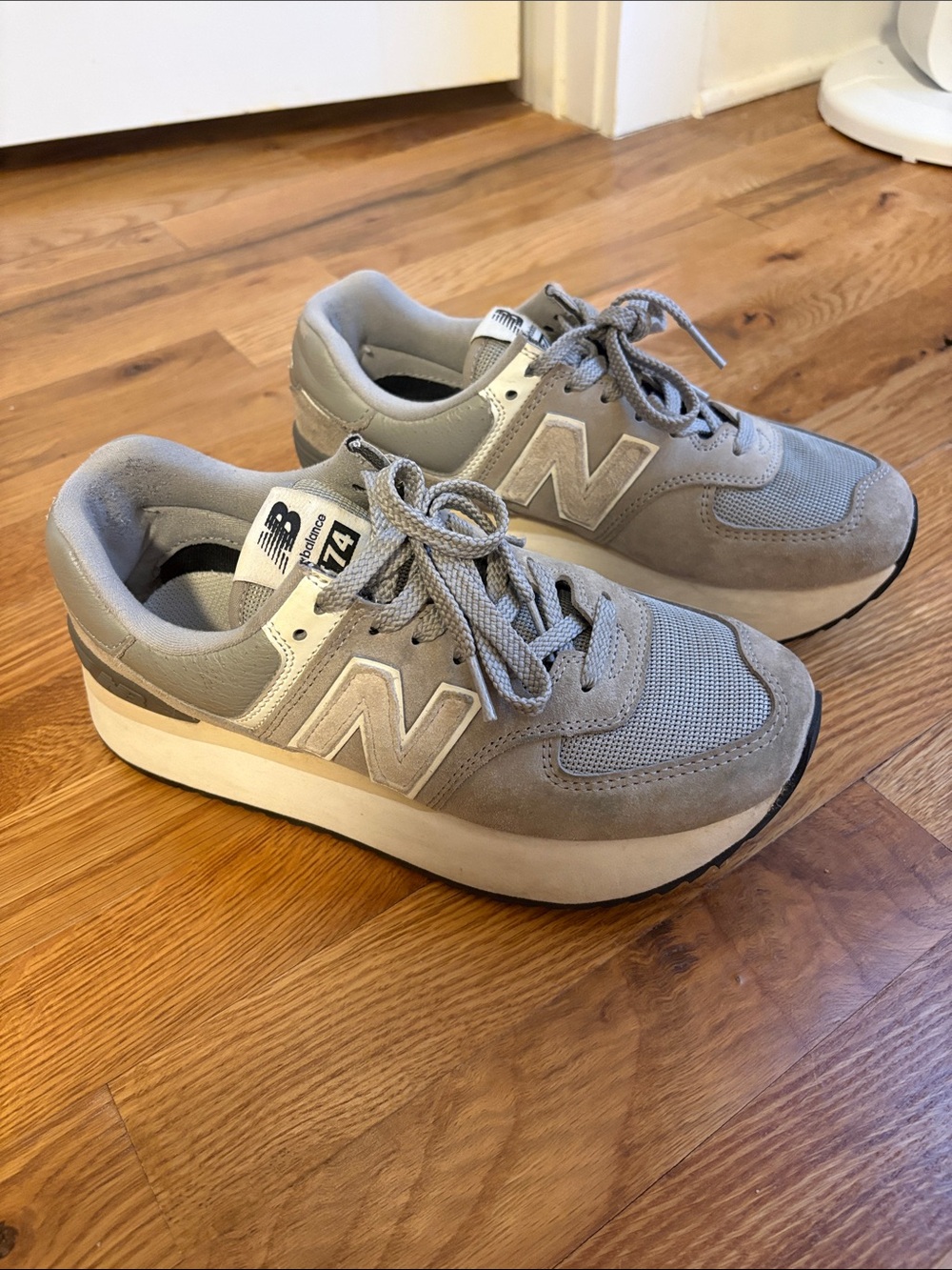 New Balance 574 Platform Sneakers